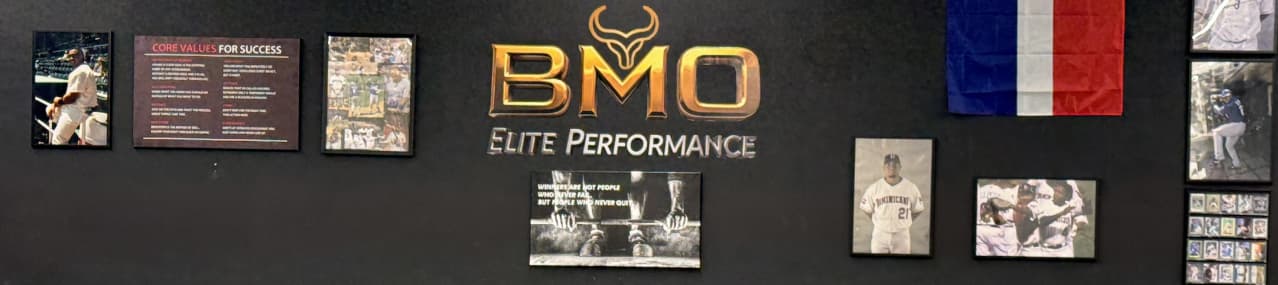 BMO Elite Performance facility exterior showing the main entrance